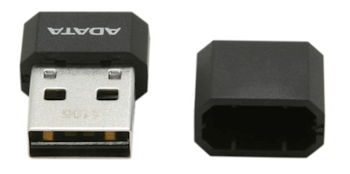 ADATA microReader Ver.3 USB 2.0 microSD-kortläsare, kortplatsen inuti USB-kontakten, LED, black/blue