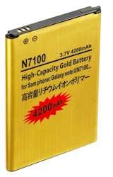 Samsung Galaxy Note 2 High Capacity Battery Gold Extended 4200 mAh