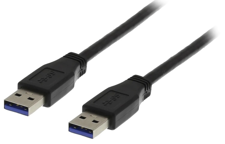 USB 3.0 kabel, Typ A hane - Typ A hane