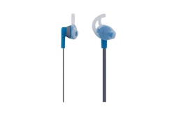 STREETZ Bluetooth stay-in-ear headset med mikrofon, Bluetooth 4.1  grå/blå