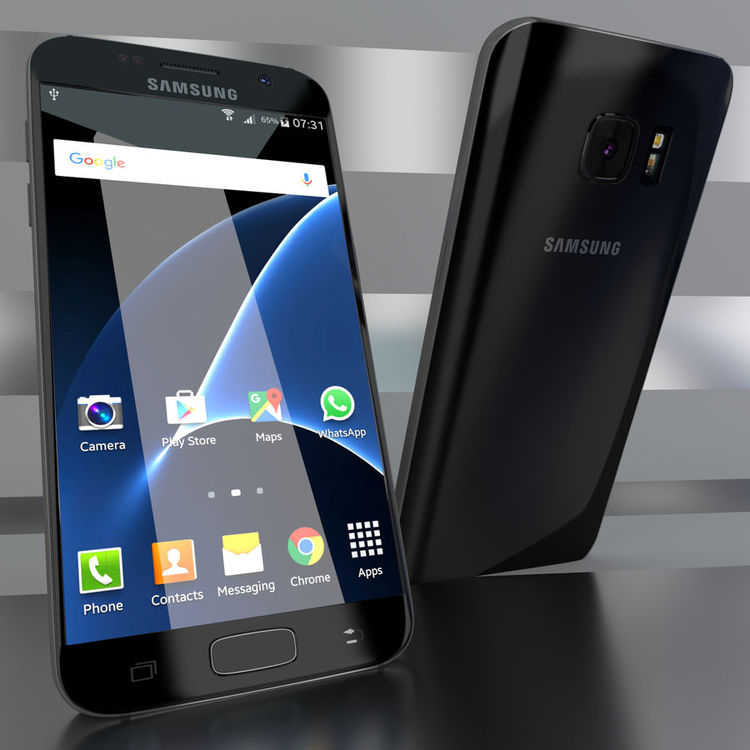 Begagnad Samsung Galaxy S7 Svart ,32GB Olåst