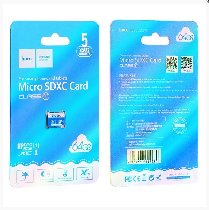HOCO Memory card TF Micro SDXC Class 10 64GB