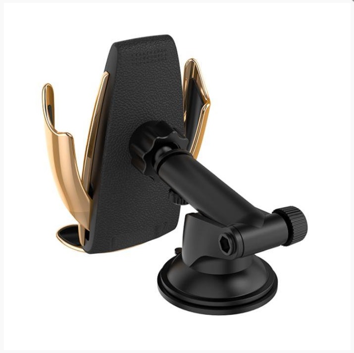 HOCO Wireless car charger with holder - CA34 gold