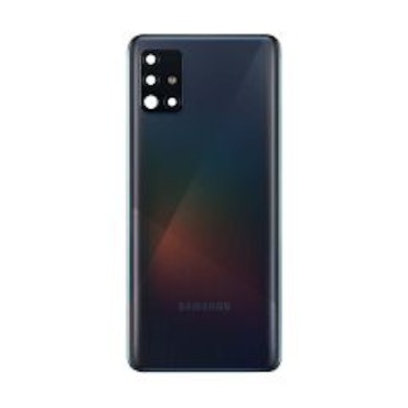 Samsung Galaxy A71 A715f Bak Glas batterilucka svart