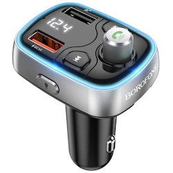 BOROFONE BC32 Sunlight in-car charger with FM transmitter