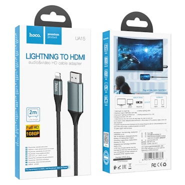 Kabel Lightning till HDMI "UA15"