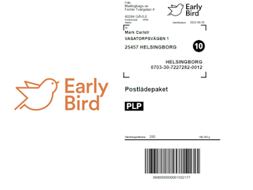 Early Bird fraktsedlar