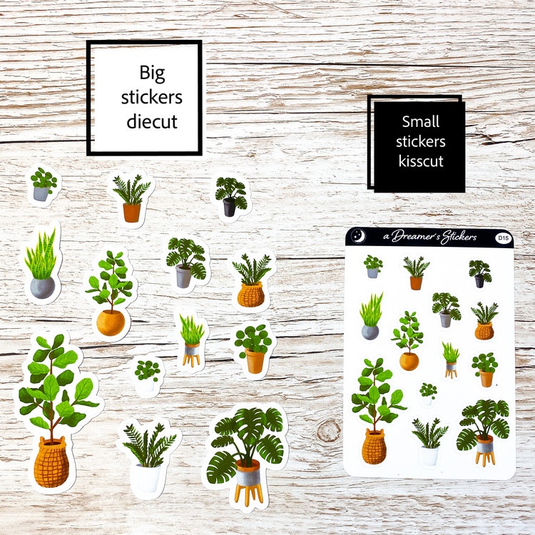 House Plants Stickers