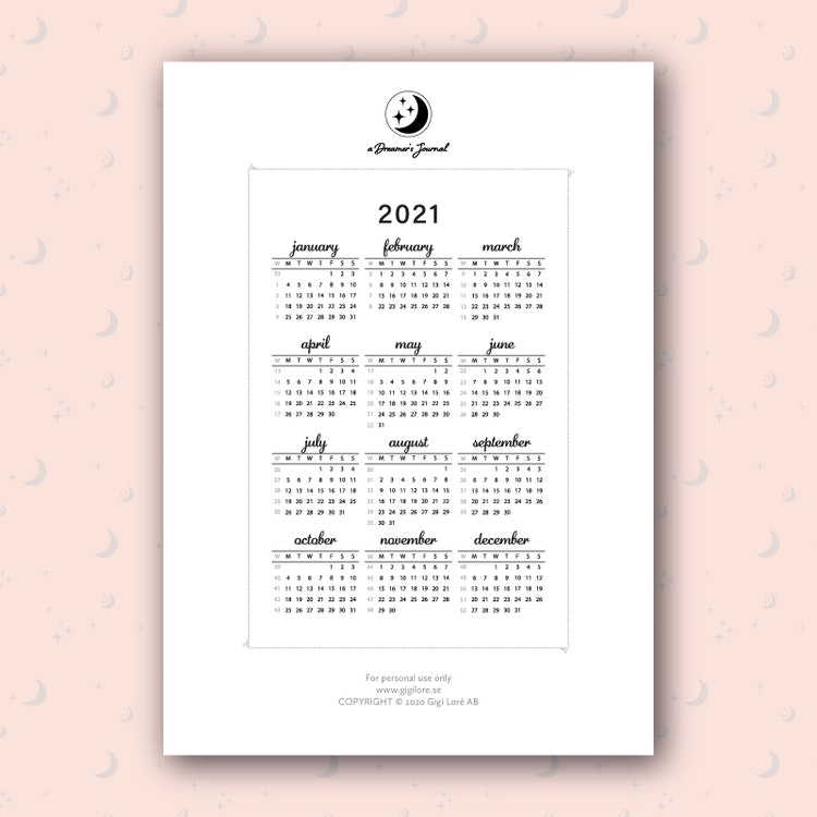 2021 Calendars