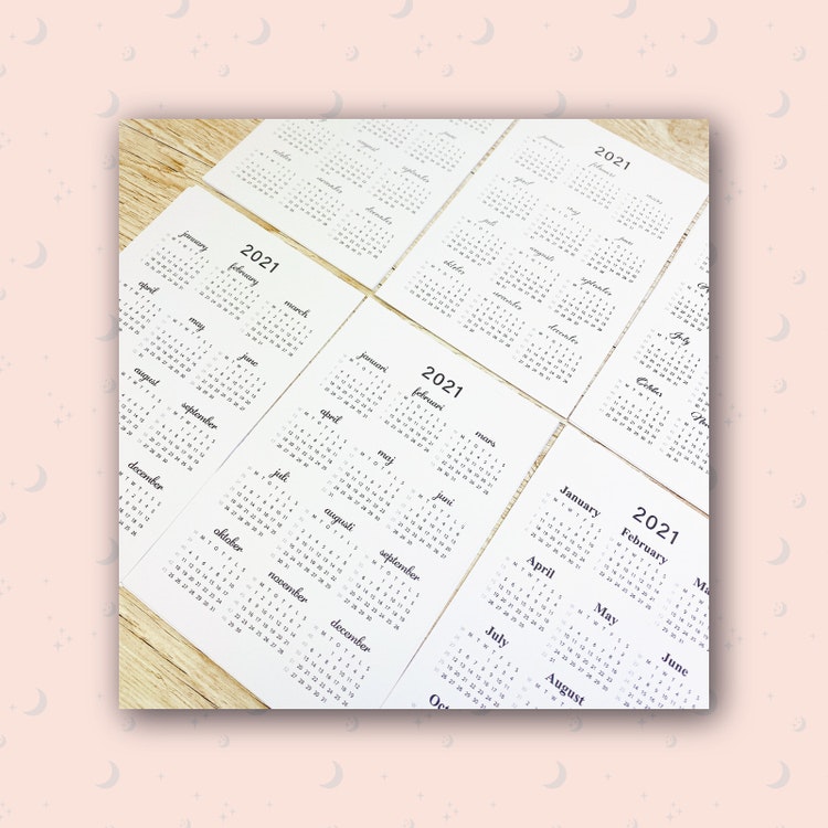 2021 Calendars