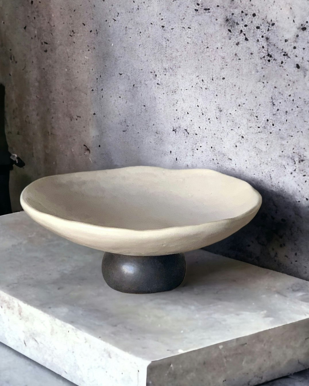 MARIANNE BOWL - MOTHER OF PEARL & DARK WALNUT