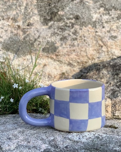 PADLOCK TEA MUG - LAVENDER BLUE