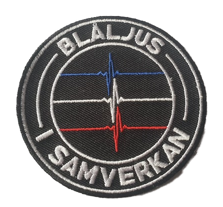 Blåljus i Samverkan Patch Kardborre