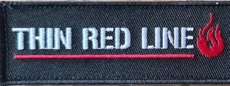 Thin Red Line Patch Kardborre