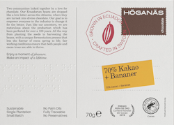 70% + Bananer Höganäs Chocolate Kakor 70g