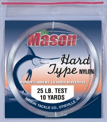 Fiskelina Mason Hard Type Nylon 25 LB 10 Yards