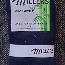 Bambu strumpor 3-pack Marinblå 41/45