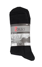 Liner Ullstrumpa 3p  Marinblå 35/38