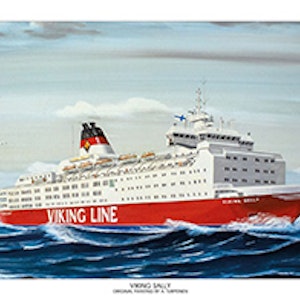 Viking Line Sally Miniposter