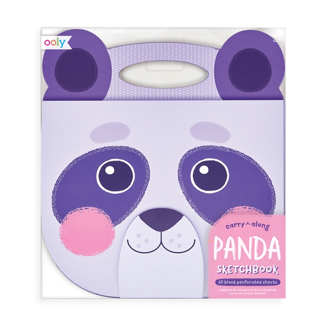 Målarbok med handtag - Panda