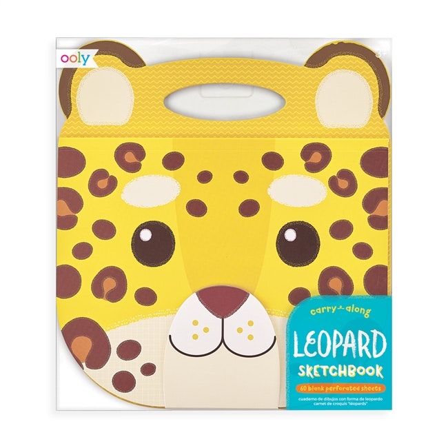 Målarbok med handtag - Leopard