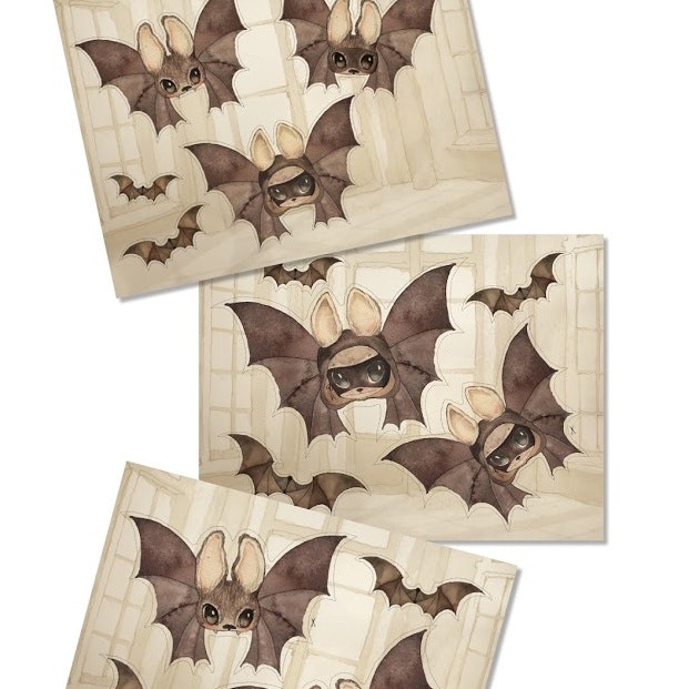 Paper friends - The bats