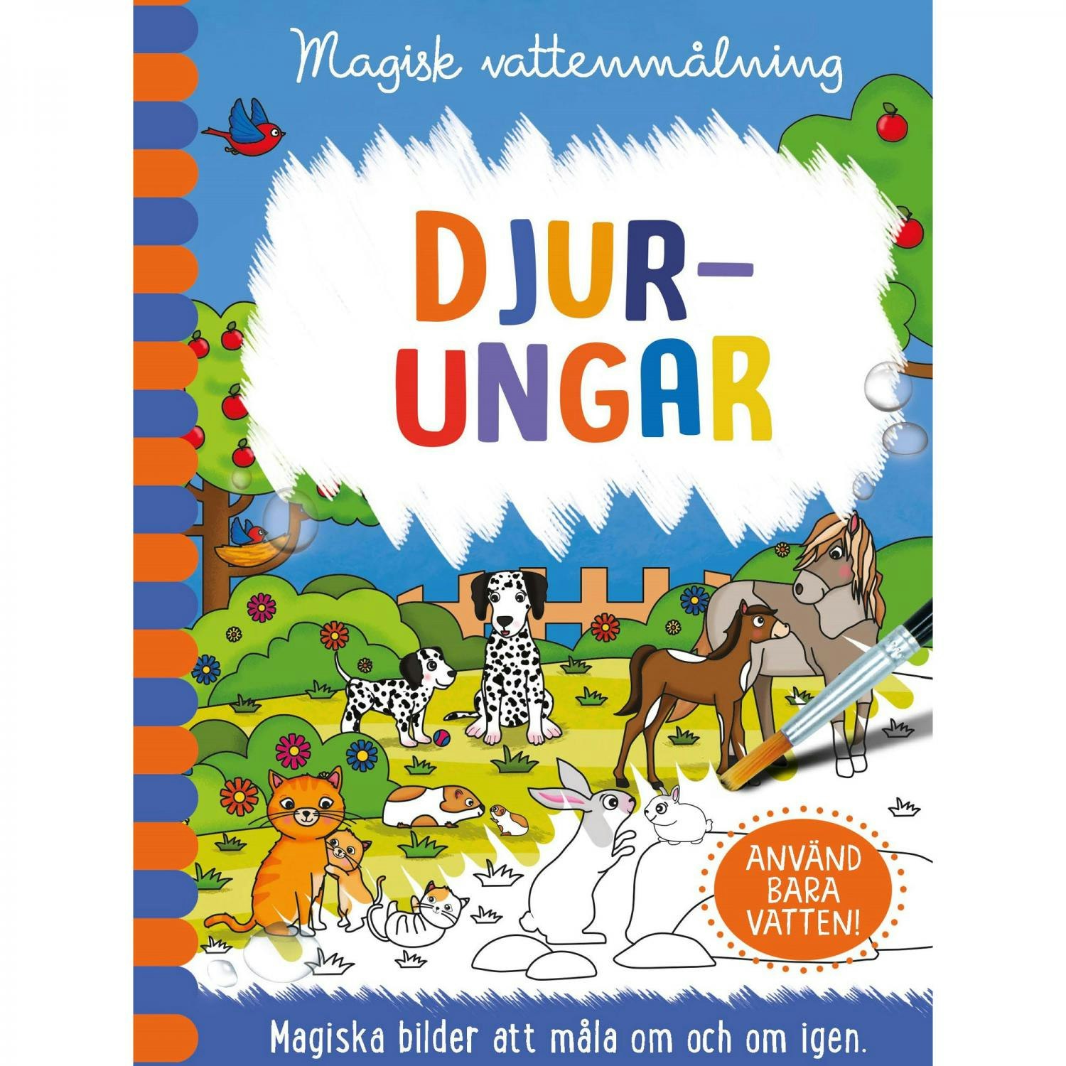 Vattenmålning -Djurungar