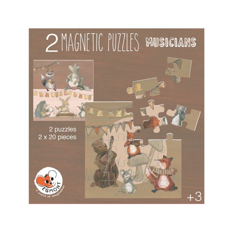 Magnetpussel 2-pack -  Musikanter