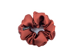 Satin scrunchie - Rusty Red