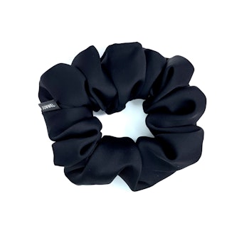 Satin scrunchie - Black