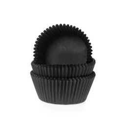 Mini muffinsform, svart