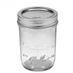 Ball Mason Jar- half pint jars 8 oz