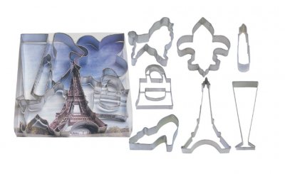 Pepparkaksformar - Paris, 7 delar