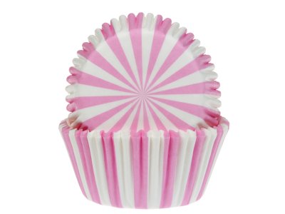 Muffinsform Cirkus - rosa rand