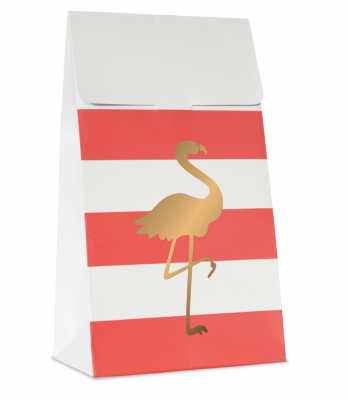 Presentpåse - Flamingo