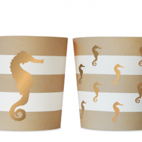Food cups - Preppy Seahorse