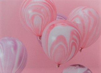 Marble balloons - 10 st rosa och lila ballonger