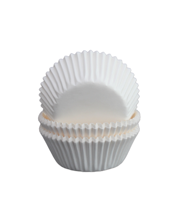 Muffinsform - vit (45 x 25 mm)
