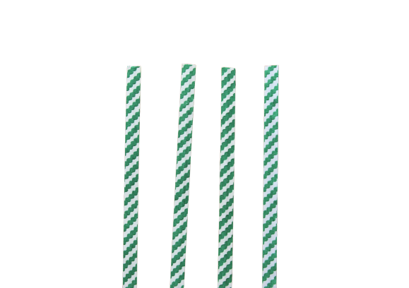 Twist tie - grön/vit påsförslutare