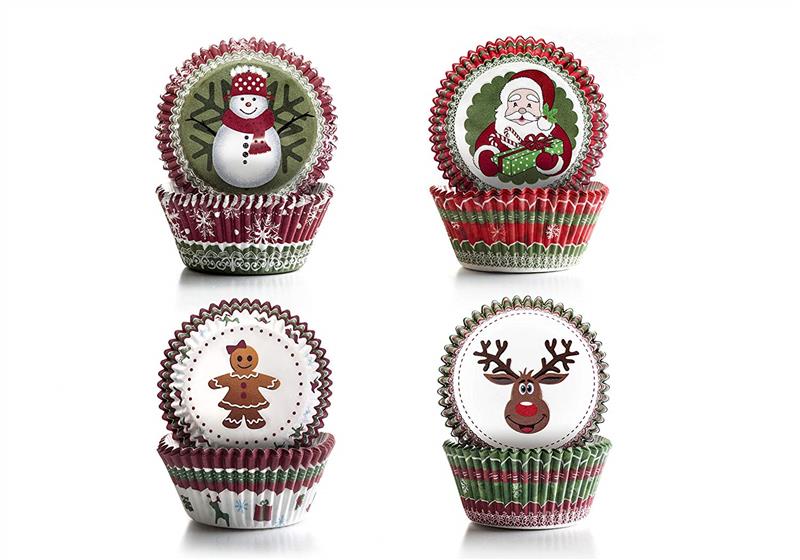 Muffinsformar - julset 4 olika
