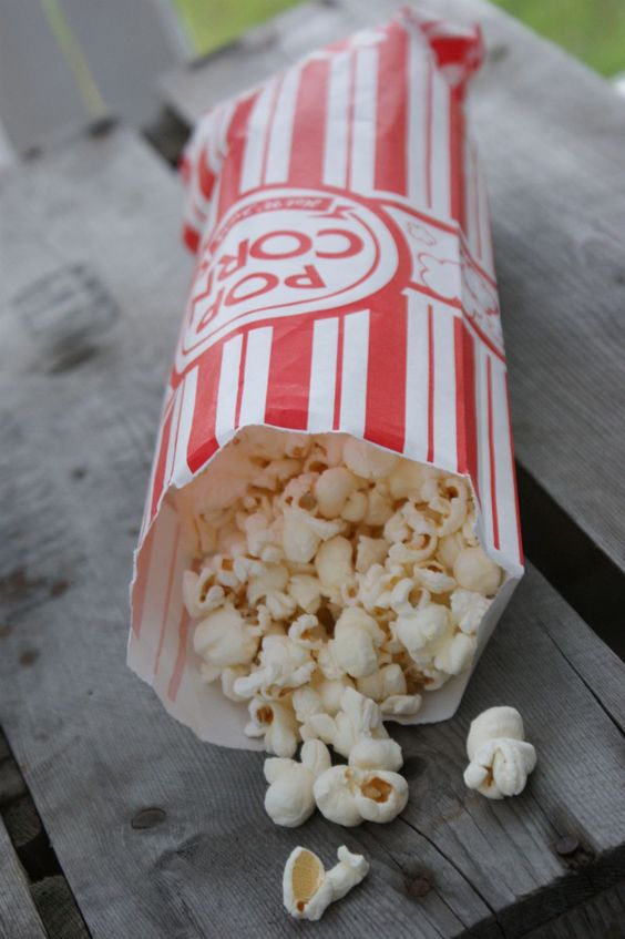 Klassisk popcornpåse