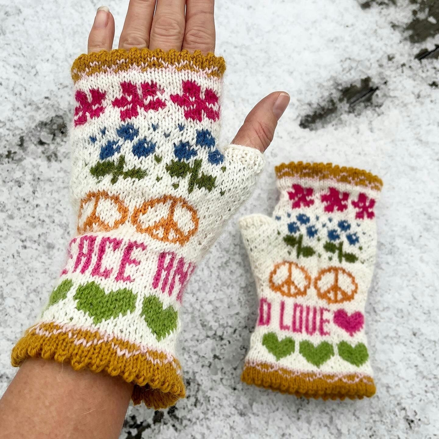 Peace and love för lite smalare händer