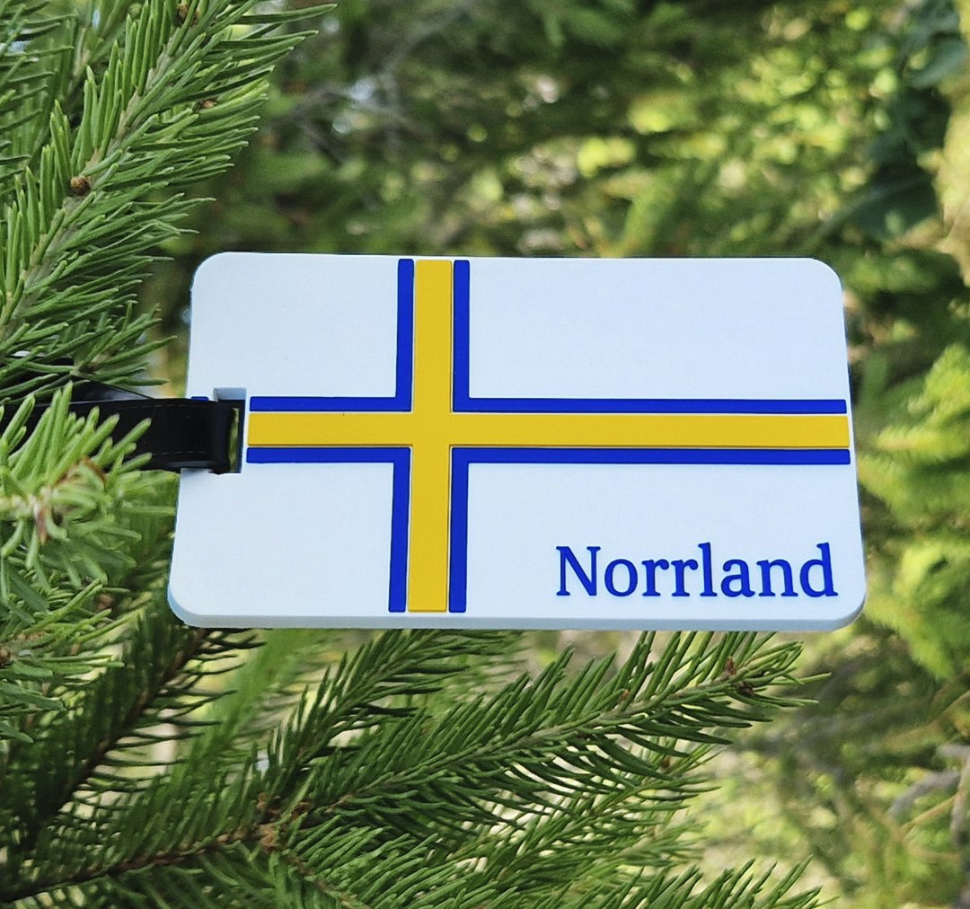 Norrland - Bagage Tag - Hitta resväskan snabbare på Luleå Airport -  Norrland Watches | Klockor & Accessoarer för en Äkta Norrlänning