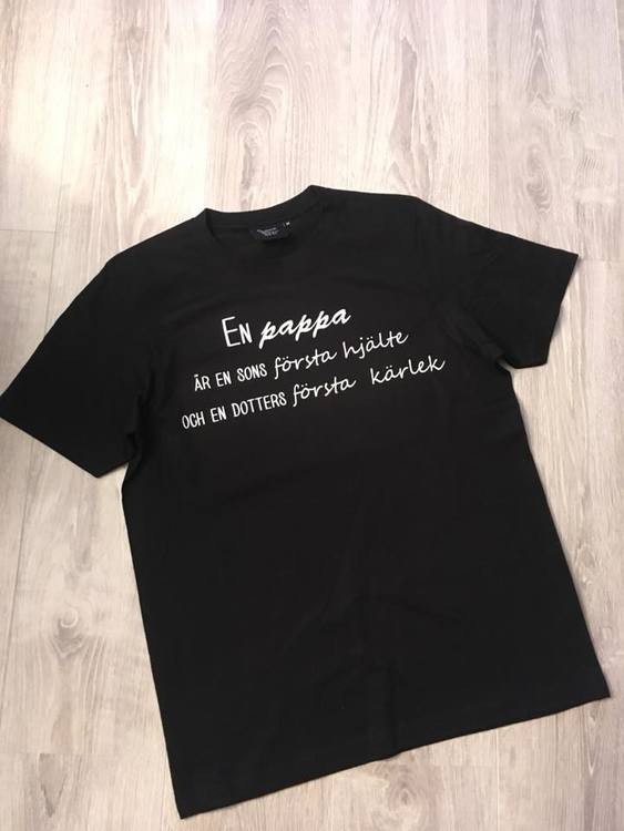 T-shirt "En pappa" - TindraSophie