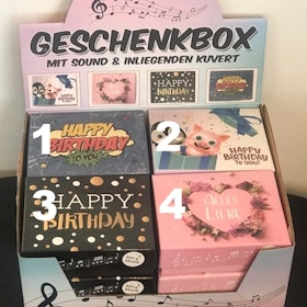 Födelsedagsbox med musik