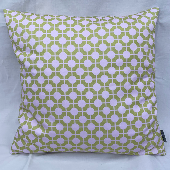 Pillow Hiddenshe Green/Pale pink