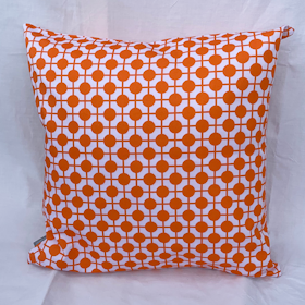 Pillow Hiddenshe White/Orange