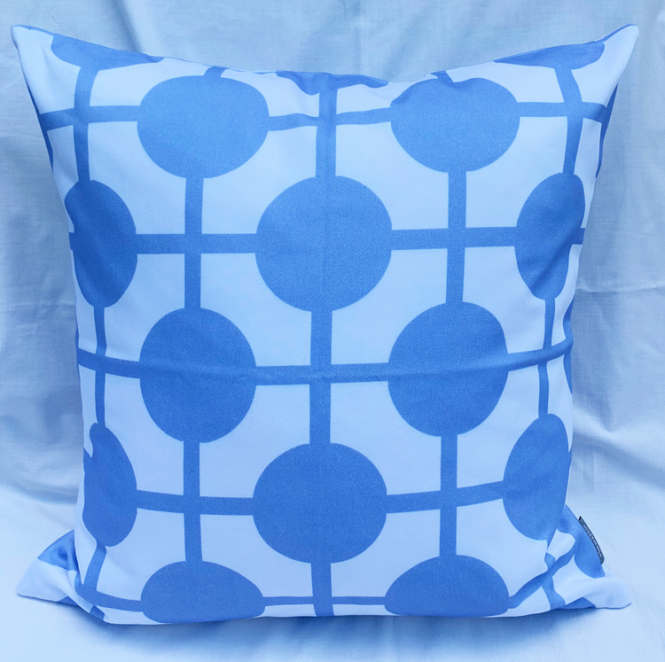 Pillow Hiddenshe White/Blue