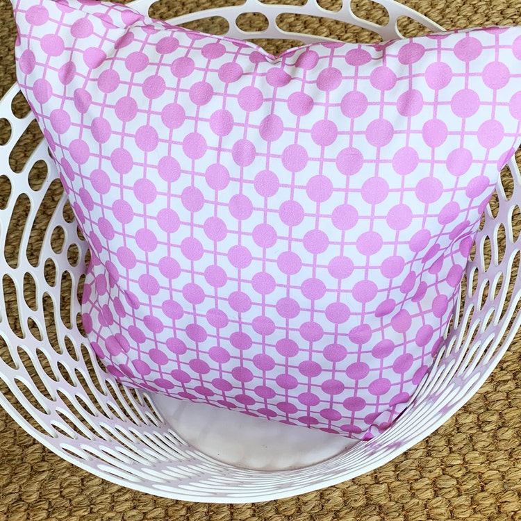 Pillow Hiddenshe White/Pink