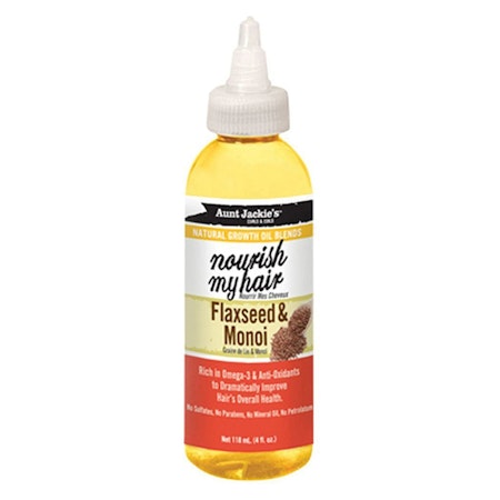 Aunt Jackie's Growth Oil nourish my hair Flaxseed & Monoi 118ml